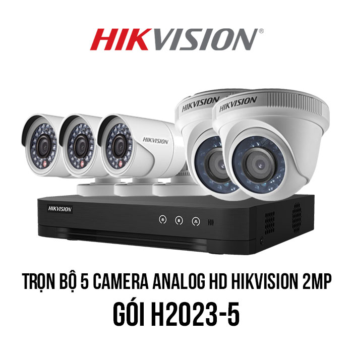 tron bo 5 camera analog hd hikvision 2mp gia re h2023 5a